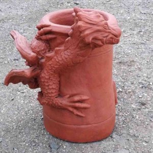 dragon chimney pot smirk